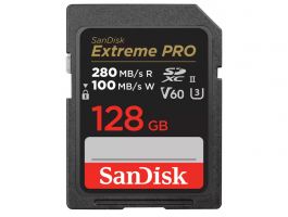 Sandisk Extreme Pro SDXC memóriakártya 128GB UHS-II, V60 (215492)